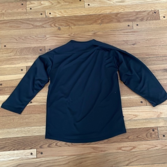 Champro Youth XL Solid Black Hockey Practice Jersey Faceoff V-Neck - Picture 4 of 4